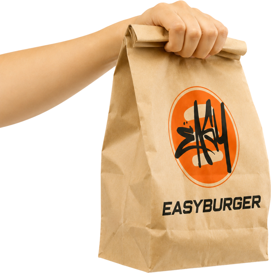 Easy Burger delivery bag